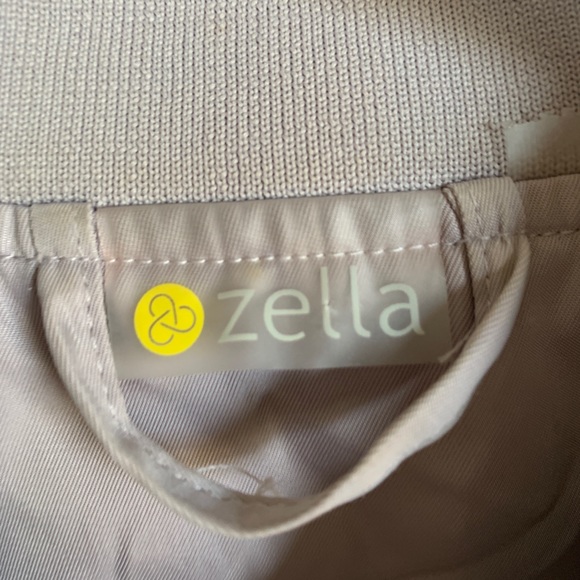 Zella Athletic Yoga 1X Full Zip Jacket Gray Purple - Picture 2 of 7